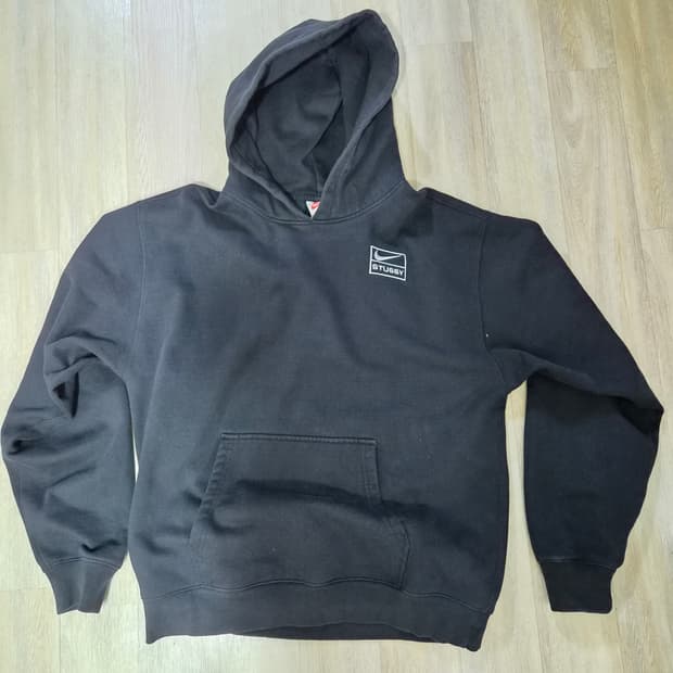 스투시 나이키 후드 블랙 S