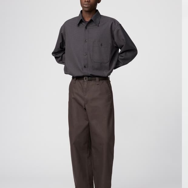 유니클로 U 와이드 핏 치노 팬츠