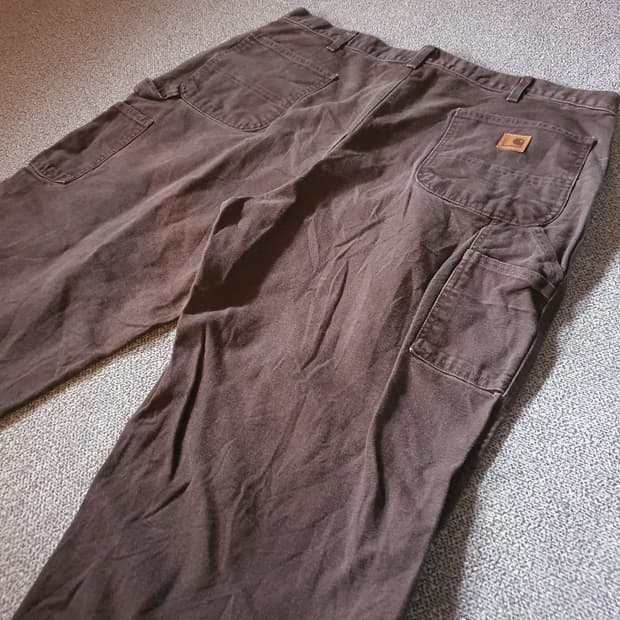 빅 사이즈 칼하트 카펜터 헤비 캔버스 빈티지 팬츠 no.67