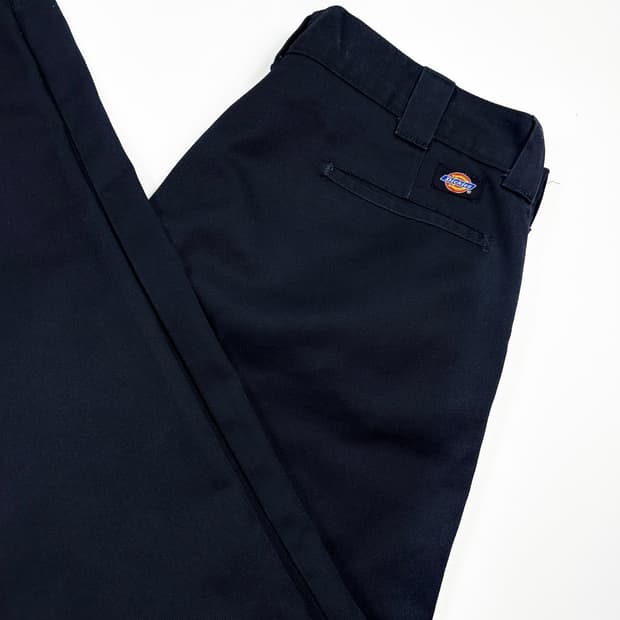 디키즈 슬림 스트레이트 블랙 치노팬츠 (36인치)