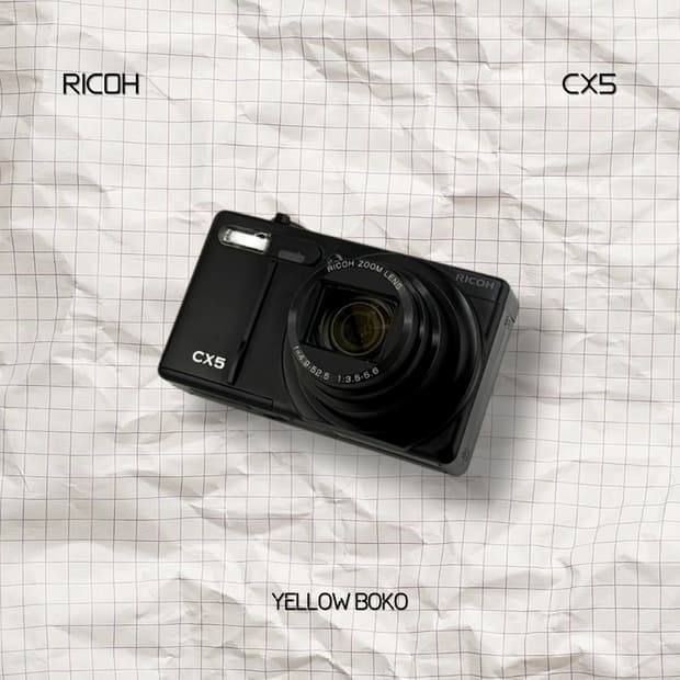 [인스타샷] 리코 RICOH CX5 레트로 디지털 카메라