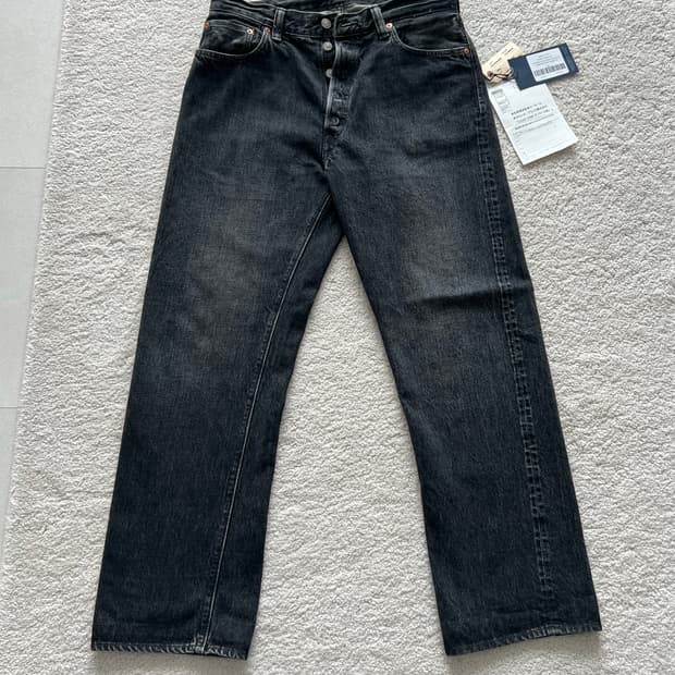 슈가케인 1947 데님 sc42460h 블랙 하드워시