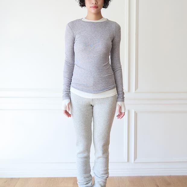 Jolielaide wool warmer leggings (gray)