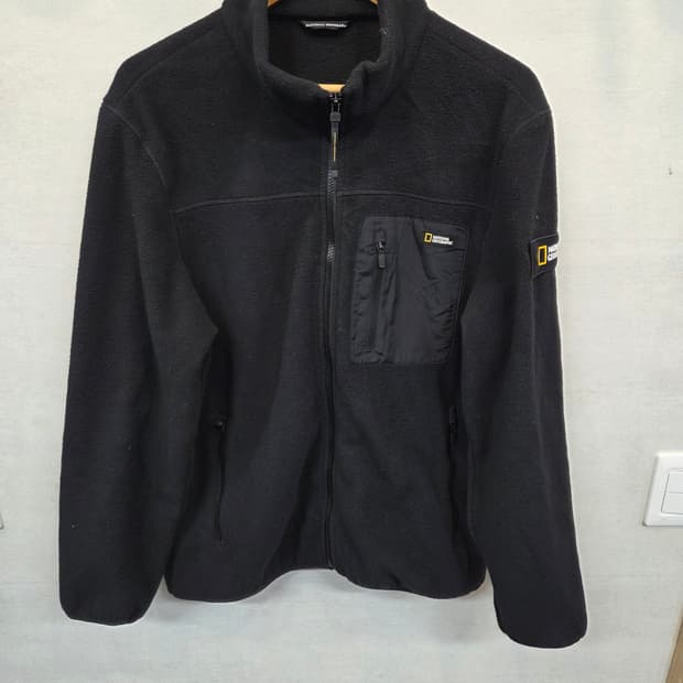 내셔널지오그래픽 패플 우븐 아웃포켓 플리스 집업자켓 xl xxl