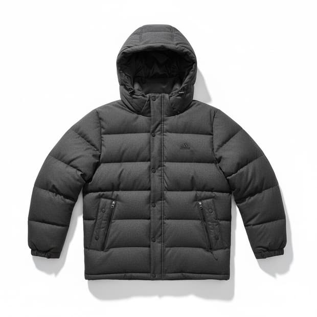 아디다스 덕다운 블랙 패딩