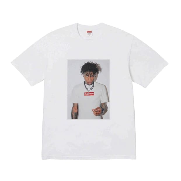 23fw Supreme NBA youngboy t-shirt white