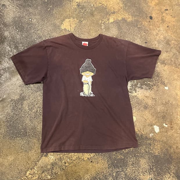 빈티지 90s Tribal Gear 스케이터 티셔츠
