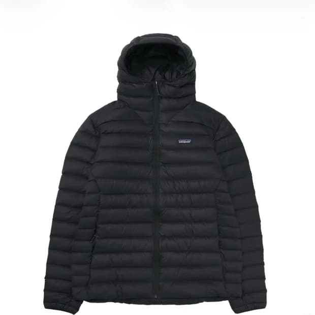 파타고니아 다운스웨터 후드 패딩 블랙