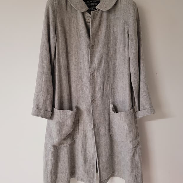 일본) 카반드주카 윙카라 린넨 코트 M