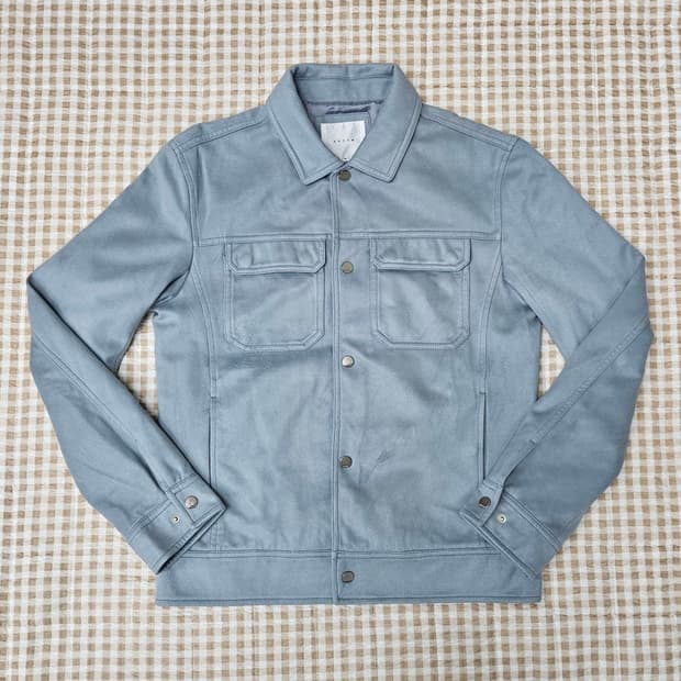 앤듀 스웨이드 간절기 자켓 남자100