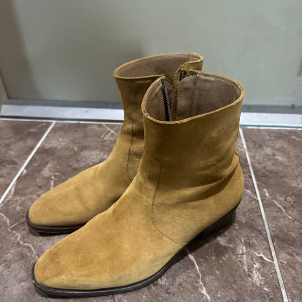 Savage 스웨이드 웨스턴 첼시 부츠 265