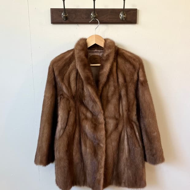 SAGA FOX  MINK 밍크 퍼 자켓