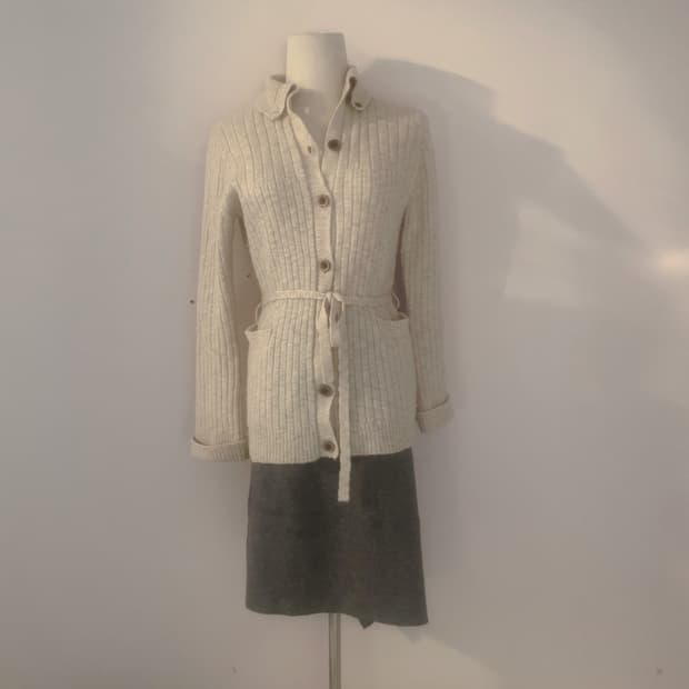 [세트가] 빈티지 가디건 빈티지 스커트 모리룩 모리 가디건 일본빈티지
