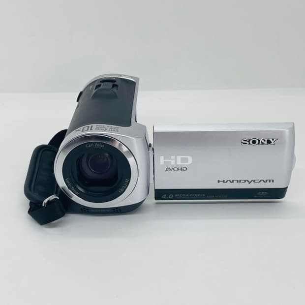 sony hdr cx 120 캠코더 빈티지 카메라 레코더 핸디캠 실버