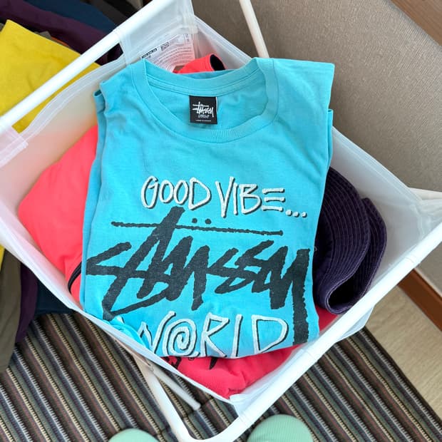 00s 올드 스투시 트라이브 반팔 티셔츠