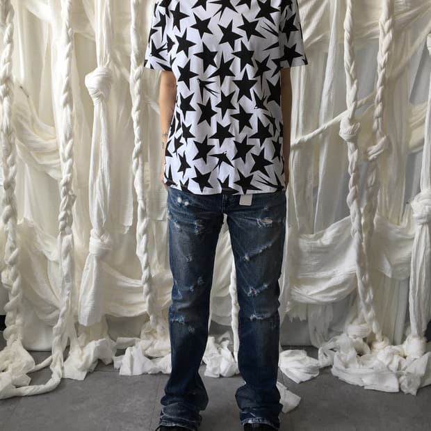 Star pattern t shirt