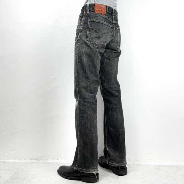 Levi’s 507 Black Straight Denim Pants  L