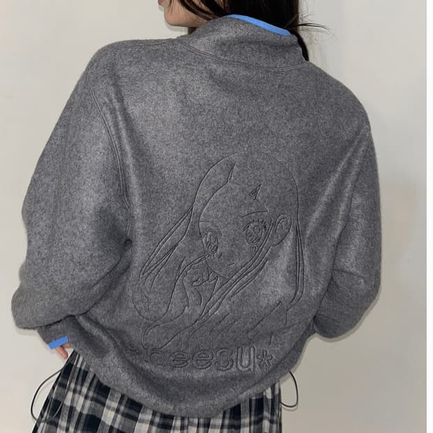 원더비지터 플리스 집업