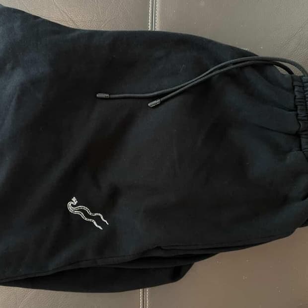 루단 본탄 배기 스웻팬츠