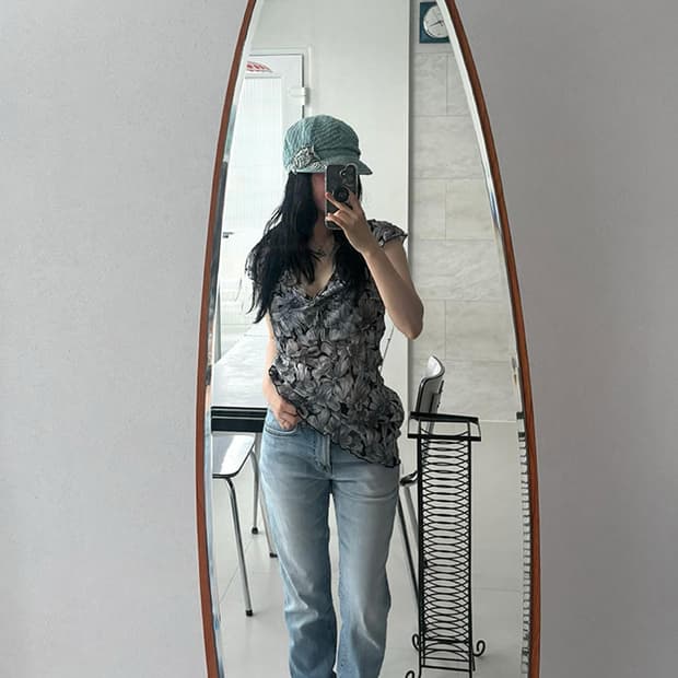 edwin) light wash straight jeans