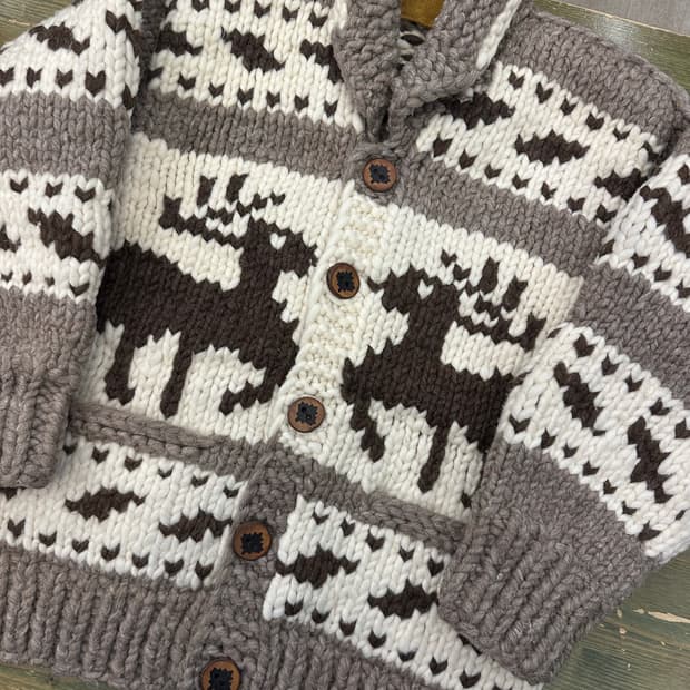 오리지널 캐나다 헤비울 코위찬 Made in Canada