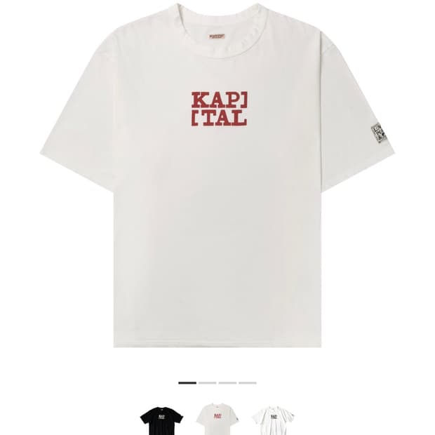 캐피탈 루키 크루넥 반팔 티셔츠 M