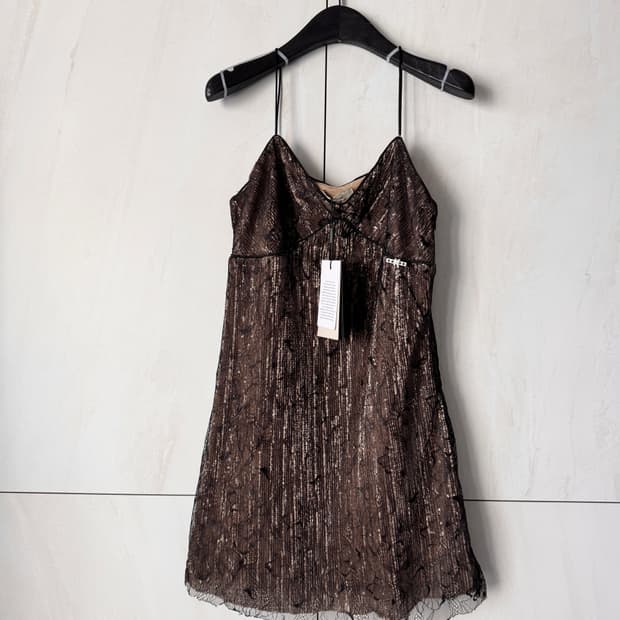 텍있는새상품 이태리 브랜드 Koralline 끈나시 원피스 XS(44,5