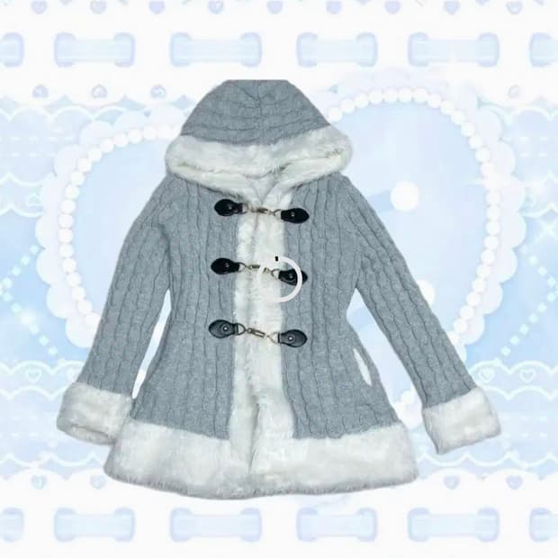 빈티지 니트 자켓 