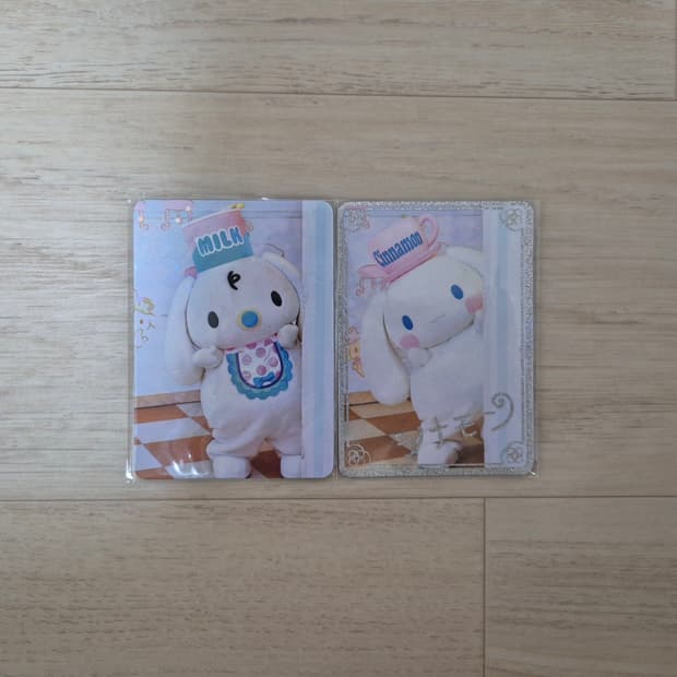 산리오 퓨로랜드 라이브 캐릭터 시나모롤 밀크 포토카드 일괄판매