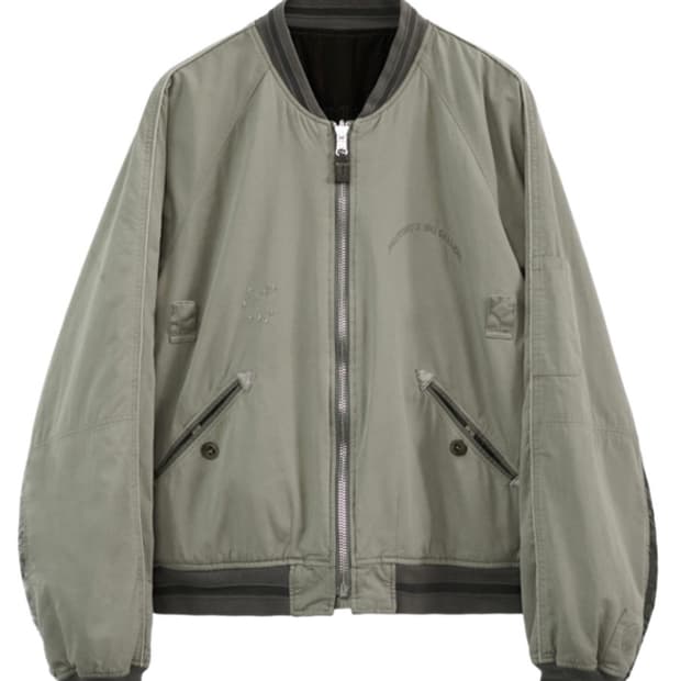 [4] 폴리테루 1011 리버시블 플로럴 수베니어 봄버 라이트 세이지