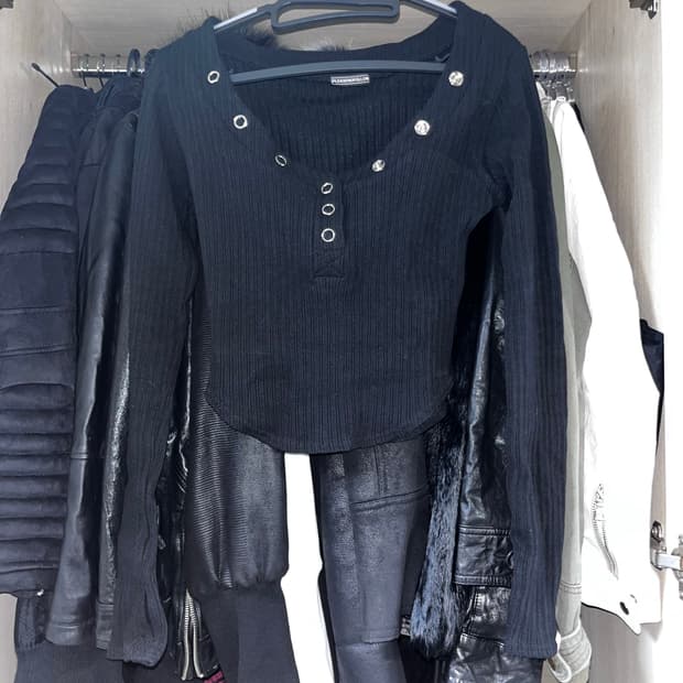 플리즈노팔로우 Bunny Snap Button Top ( Ver.1 )