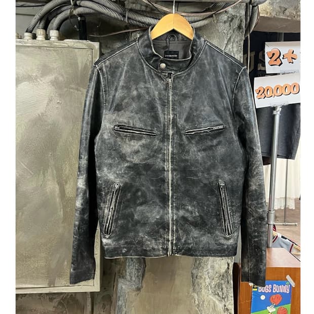 빈티지 레더 라이더 자켓 L #csz4050