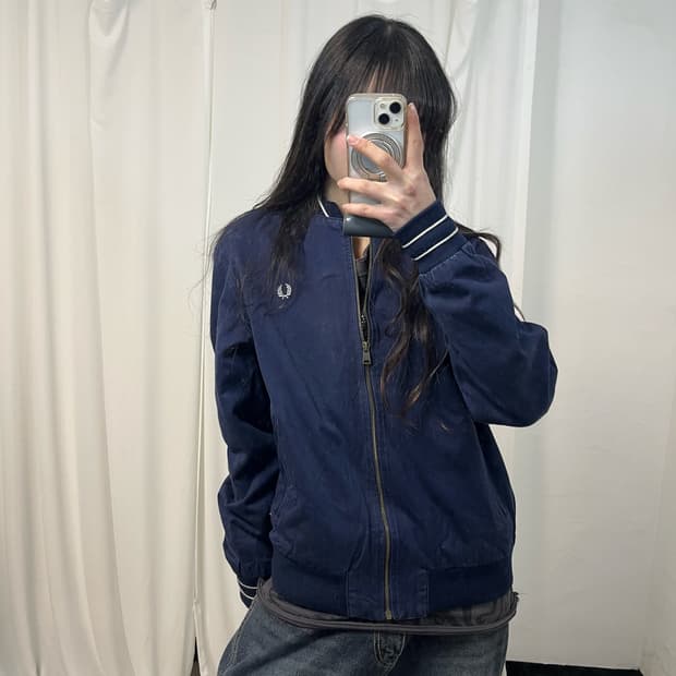 Fred Perry Navy Blouson