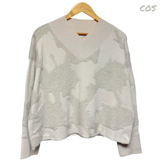 3778 COS 코스 베이지 루즈핏 니트