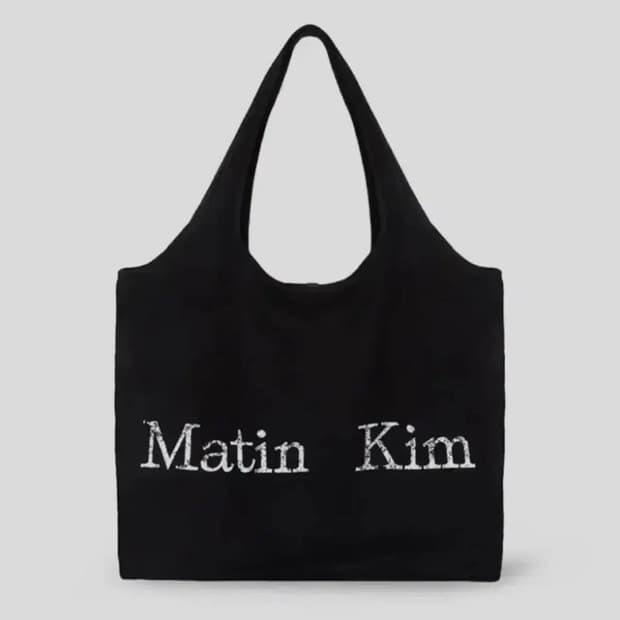마뗑킴 에코백 블랙