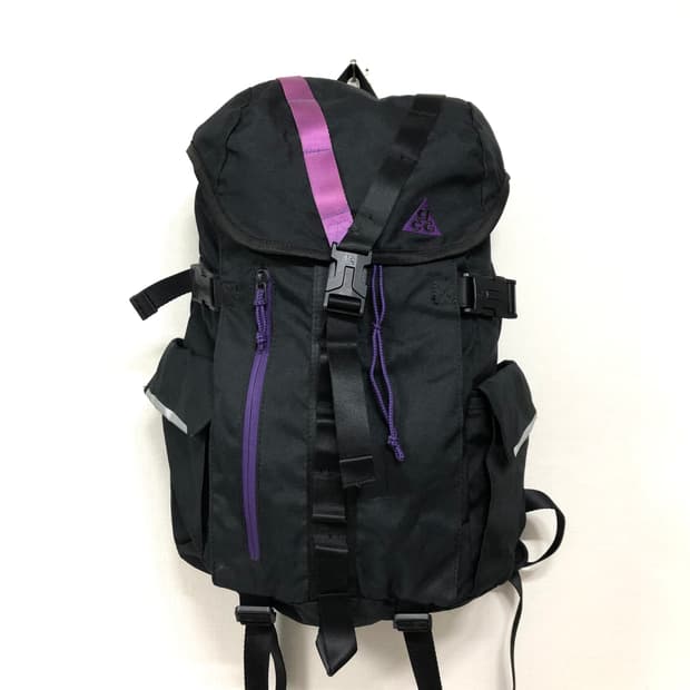 나이키ACG 유틸리티 고프코어 백팩 여행배낭 (노트북수납O) _ 블랙퍼플