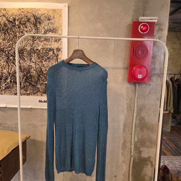 솔리드옴므 넷피쉬 니트