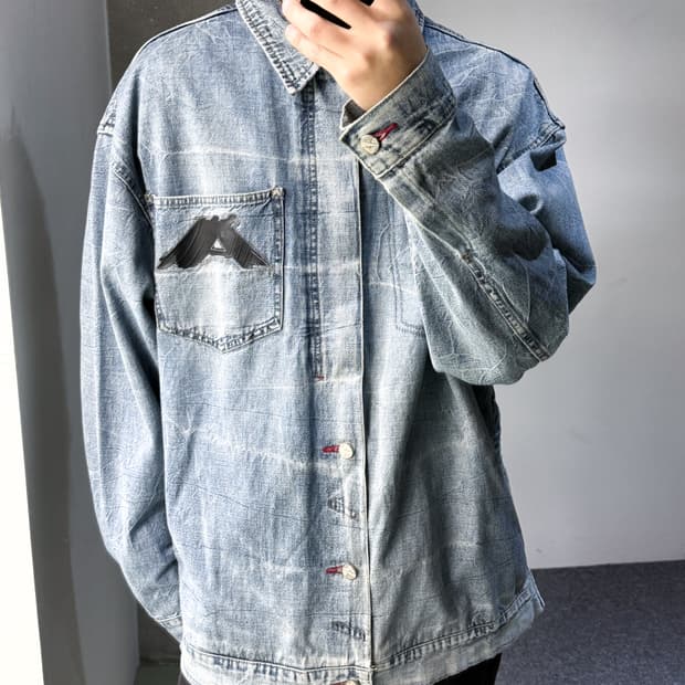아비렉스 데님 시스템 데님 자켓