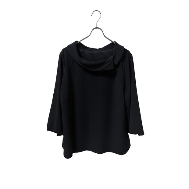 Black Cowl Neck Blouse