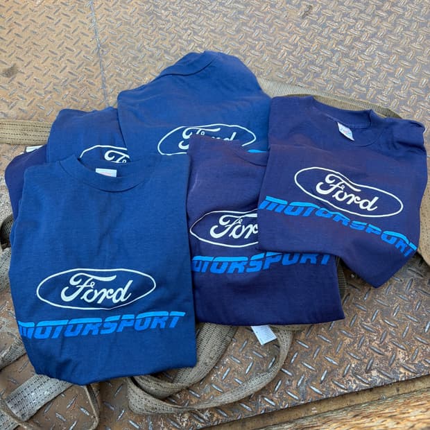 80‘s Ford Motorsports logo single T