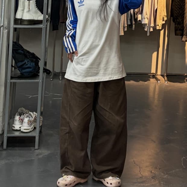 아디다스 스트라이프 나그랑 롱 슬리브 A2981