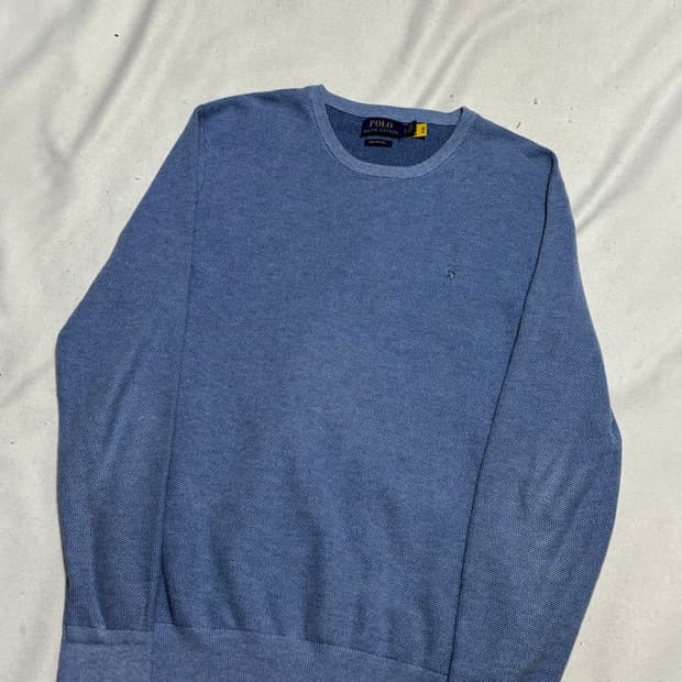 S 폴로랄프로렌 스카이블루 코튼 니트