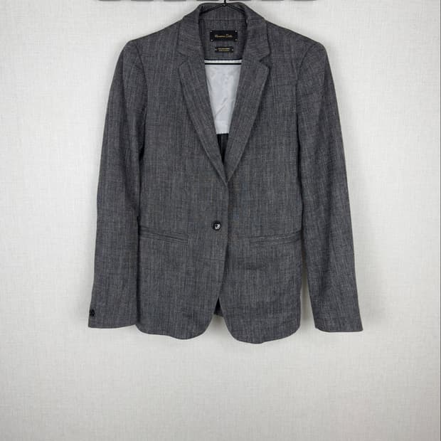 Massimo Dutti 진그레이 자켓 정품