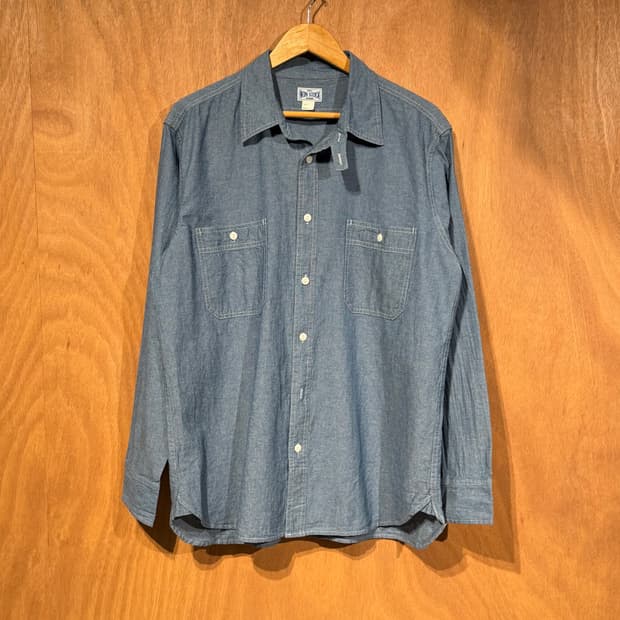 브론슨 논스탁 샴브레이 데님 셔츠 L
