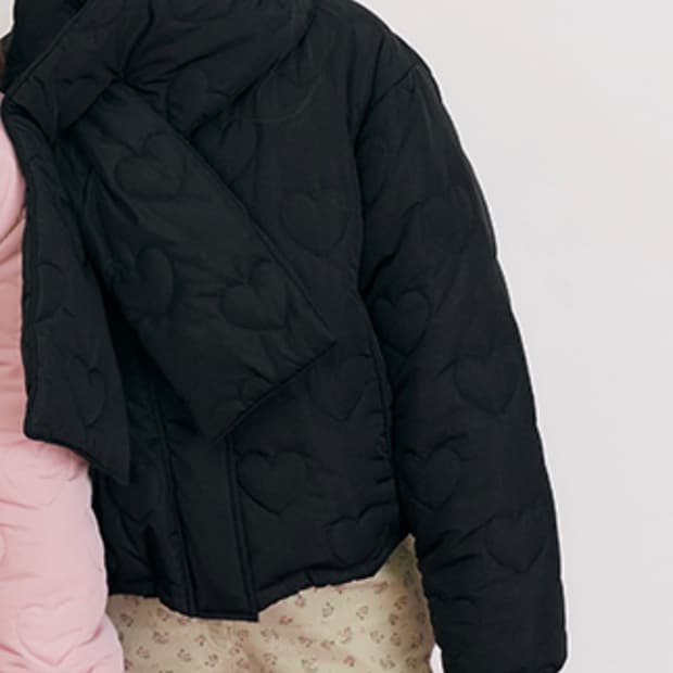 마가린핑거스 하트퀼팅 패딩 팝니다