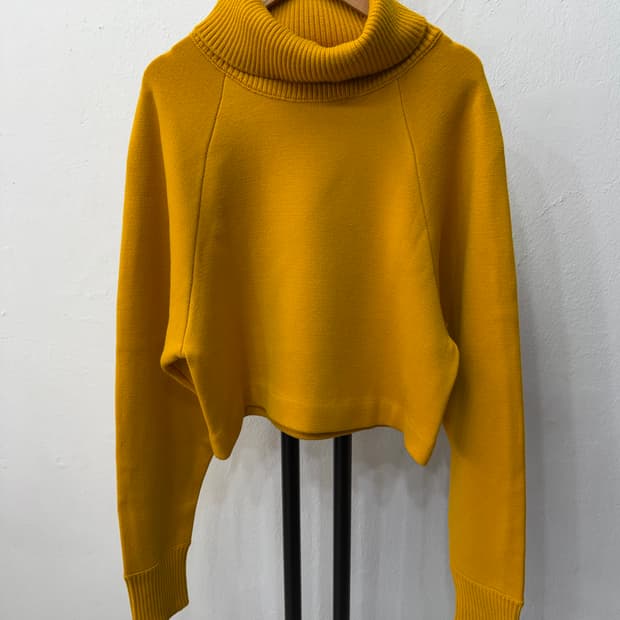 정품) ENFOLD 엔폴드 크롭 터틀넥 니트 38