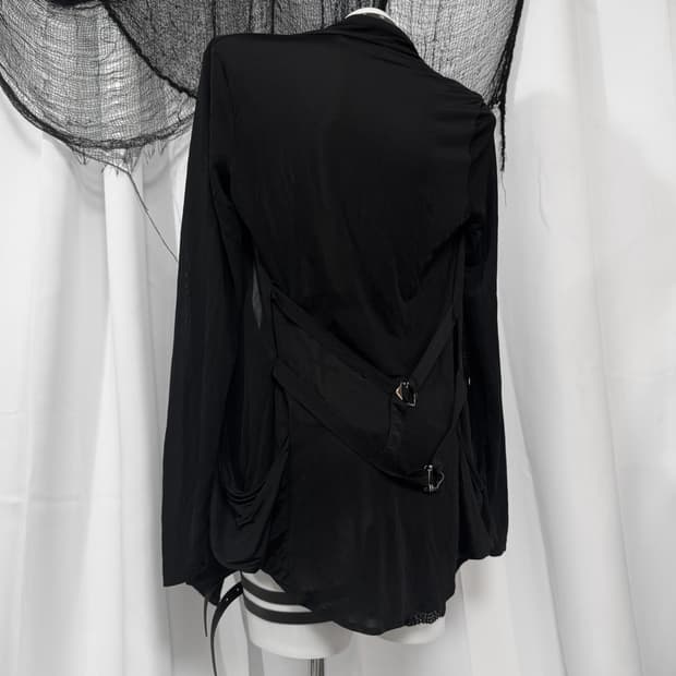buckle detail cardigan
