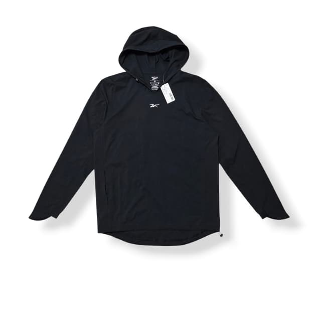 Reebok 리복 러닝 바람막이  트레이닝 기능성 후드 롱슬리브
