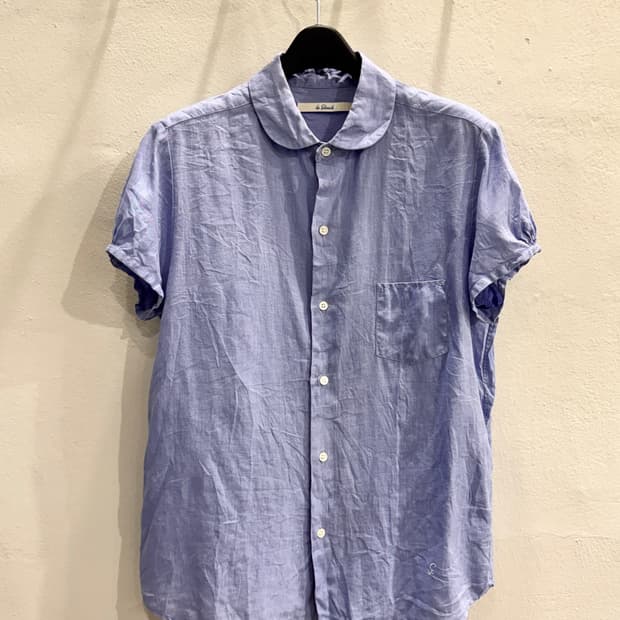 japan vintage 플랫카라 린넨BL