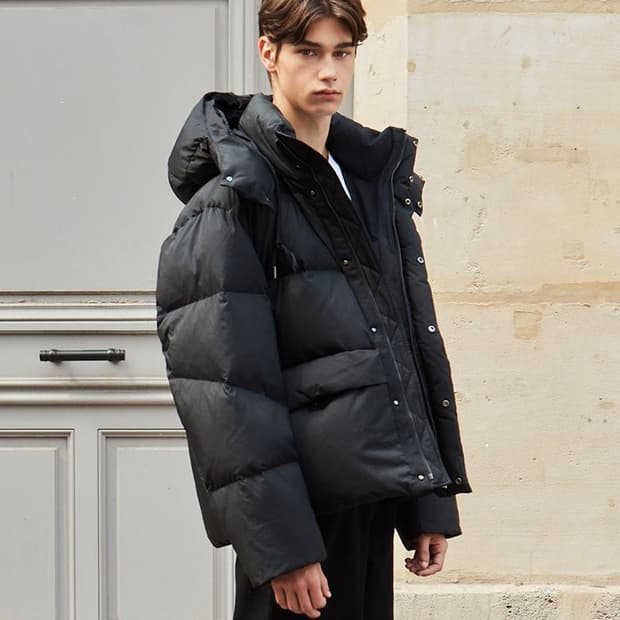 PLAC 플랙 디터쳐블 후드 다운 점퍼 블랙(L)